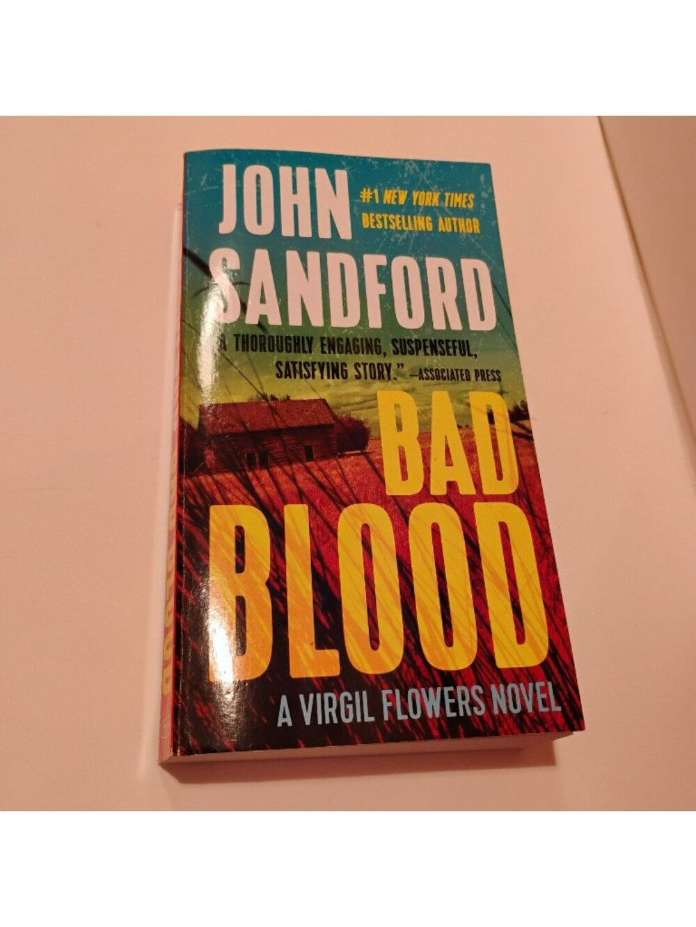 Bad Blood By John Sandford Paperback Fiction Thriller A Virgil Flowers Novel
